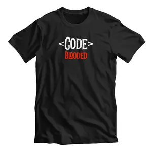 Developer Shirt Code Blooded Coding Coder Programm