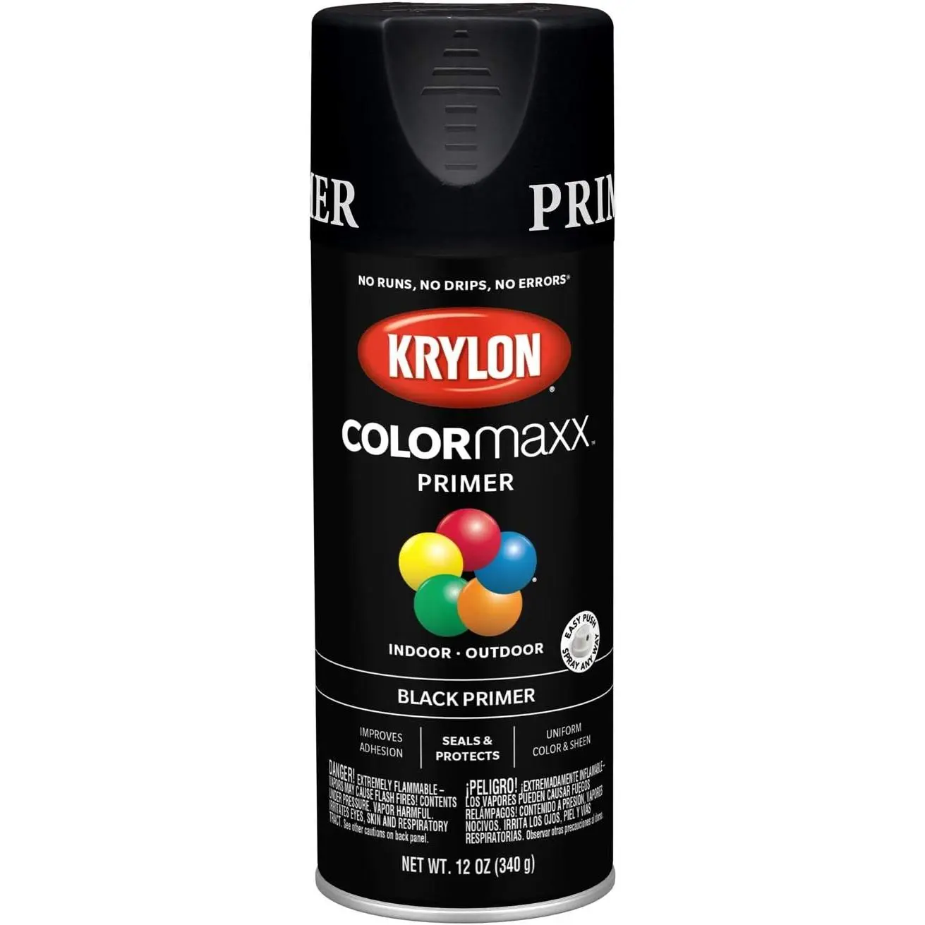 ColorMaxx Black 12 Oz.All-Purpose Spray Paint Primer - 1 Each