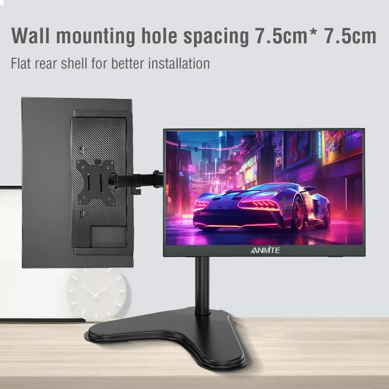 Anmite 16-Inch Portable Touch Monitor 1200P HDR 16:10 Low Blue