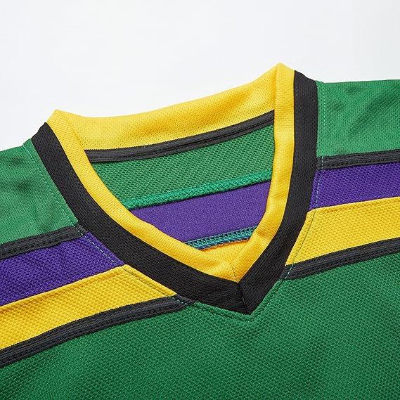 Mighty Ducks Jersey #96 Conway Jersey 99 Banks Jersey, Movie Ice Hockey Jersey, Broidery Letters and Numbers in Sport Specific Clothing in Sports Outdoors Christmas Eve gifts Holiday Longsleeves Round Neck