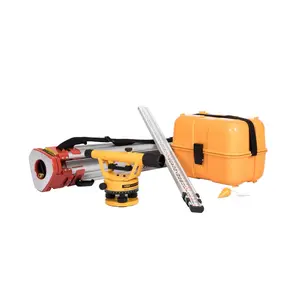212 MAIN Northwest Instrument NSLP100B Siteline Builders Level Package with Tool Box, Scale, Wall-Leveling Capabilities, Hardware, Test Gauge Set, and Magnified View