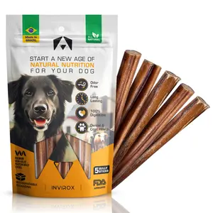 5 - Bully-Sticks For Dogs - 100% Natural, Grass-Fed Beef, One Ingredient