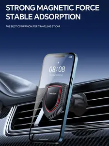 TINKSEN Magnetic Upgraded Car Phone Holder, a universal car phone holder suitable for instrument panels, compatible with iPhone, Samsung, and all Android smartphones