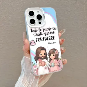 Softcase for iPhone 17 16 E Pro Max 15 Plus 14 13 12 11 XS XR Chibi God Premium Shockproof Silicone Lightweight Anti-Scratch Protective Cover