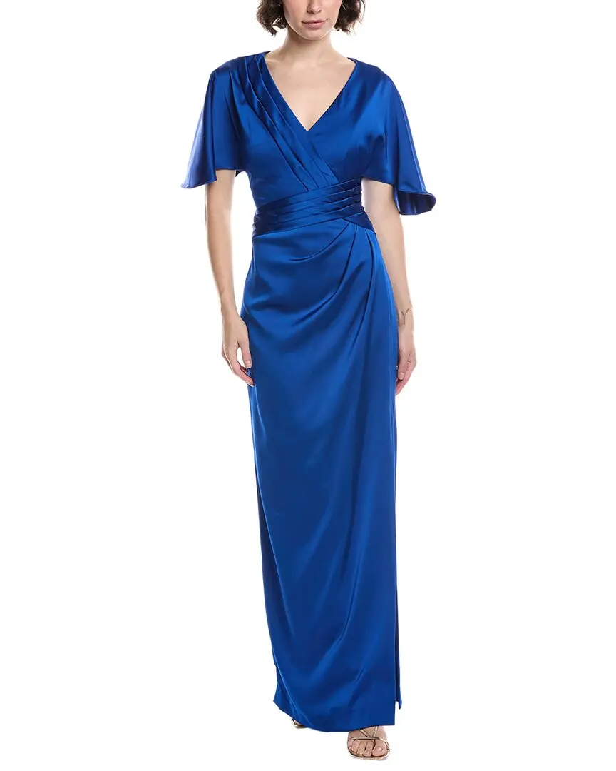 Theia Shea Kimono Sleeve Gown