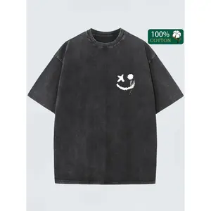 [Summer Retro Batik Tee] High Quality 230g Thick Cotton Summer Retro Batik T-shirt - Street Retro Style Round Collar Short-Sleeved