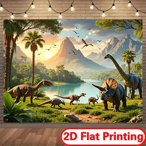 2D Polyester Flat Print Event Backdrop Banner - Festive & Party Supplies for Festivals, Carnivals