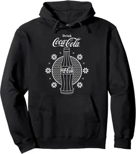 Coca-Cola Christmas Ugly Sweater Bottle Pullover Hoodie