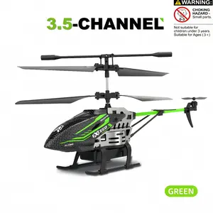 3.5 Channel RC Helicopter for Kids - Durable Alloy Remote Control Helicopter with Gyro Stabilization, Rechargeable, Anti-Collision Flying Toy for Beginners Boys Girls Requires 3AAA Batteries