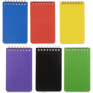 6pack Pocket Notebook Small Notepad Pocket Notepad Small Spiral Notebooks 3X5Inches (6)