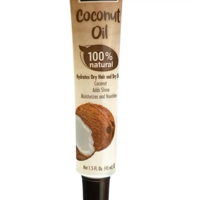Coconut Oil for Hair Scalp & Body 1.5 Fl oz Haircare Moisturizer 100% Natural Conditions and Nourishes Daily Hydrates Nourishing