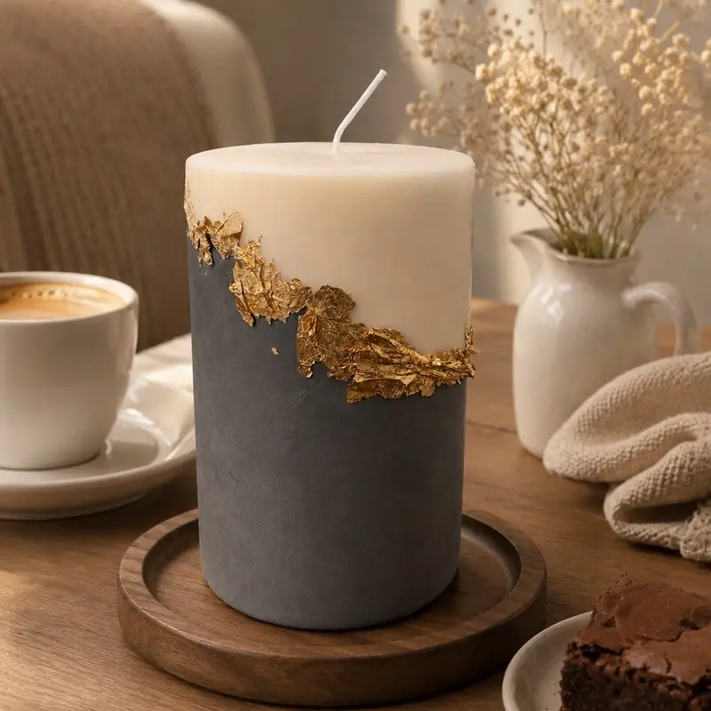 Decor Pillar Candle Set, Home Supplies Home Decor Accent Piece