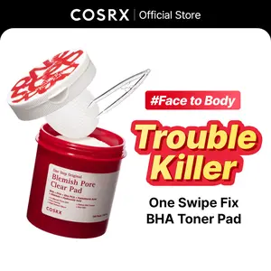[COSRX Official] Acne Care Blemish Pore Clear Pad | Exfoliating Toner Pads for Acne, Blackheads & Pore Care (BHA + PHA + LHA) Skin Repair
