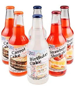 Melba's Fixins Cake Sodas - 6-Pack with Carrot Cake, Strawberry Shortcake & Birthday Cake Flavors - Moist & Delicious Liquid Desserts