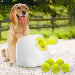 Automatic Dog Ball Thrower – Rechargeable Interactive Fetch Toy for Medium to Large Dogs
