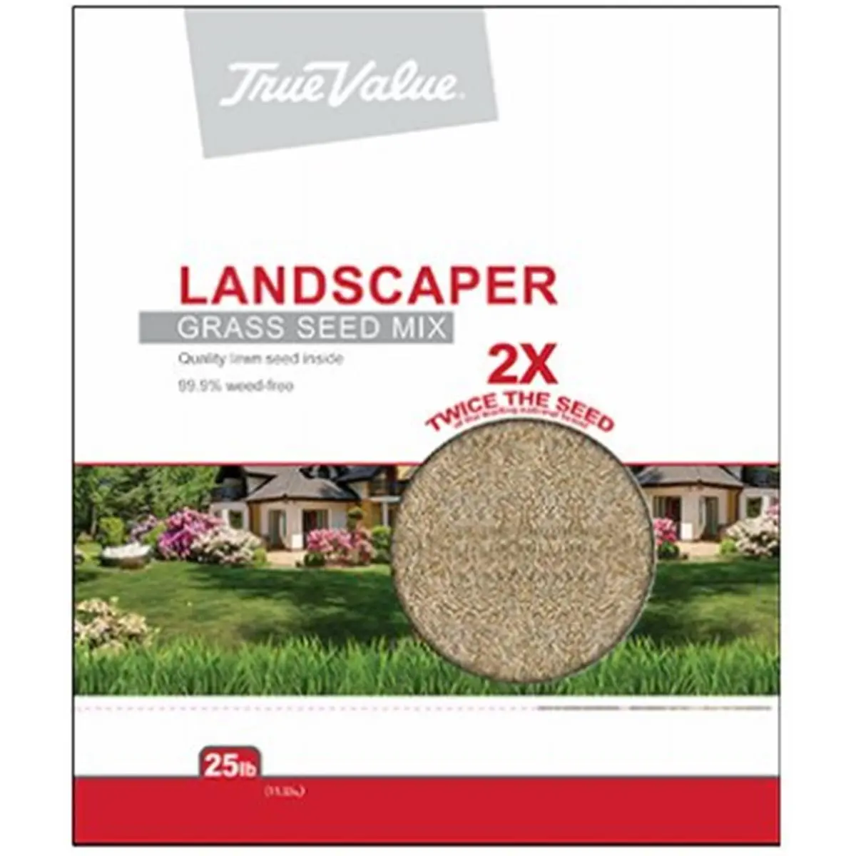 Barenbrug USA 212647 TV Grass Seed, 25LB Landscape Garden Seed for Home Improvement Projects