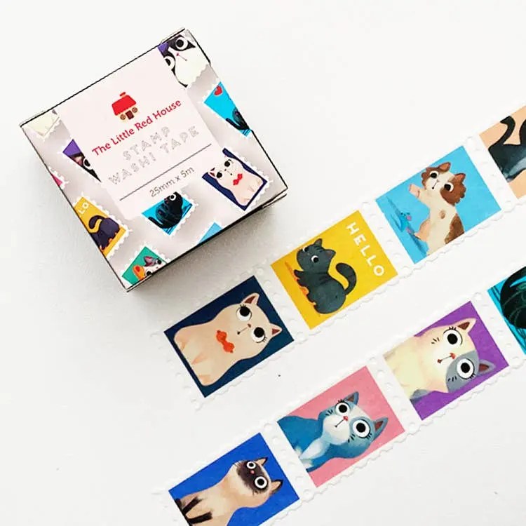 Cats Stamp Washi Tape