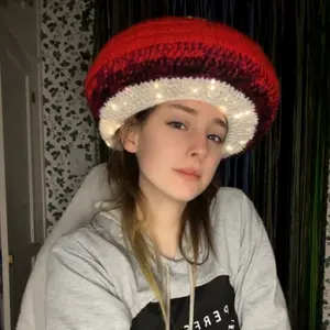 Mushroom Cap (Hat) +LED lights