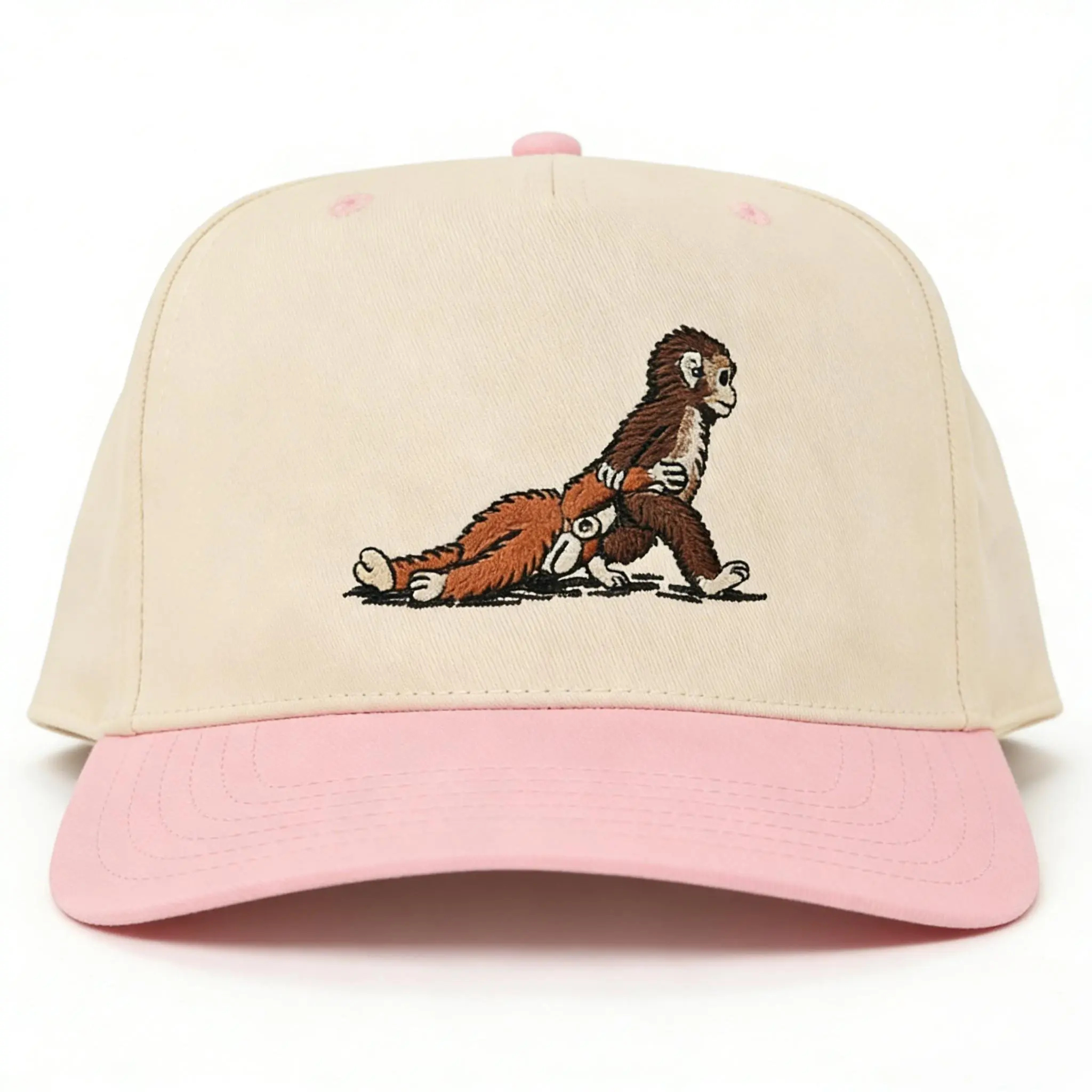 Punch Monkey Embroidered Trucker Hat, Funny Adjustable Snapback for Men Women, Premium Streetwear Gift summerwins