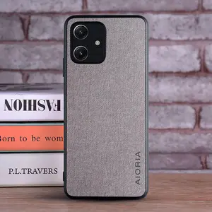 AIORIA Solid Color Phone Case, Fashionable Phone Protector Cover, Phone Accessories Compatible with Xiaomi Redmi 12 5G, Casing