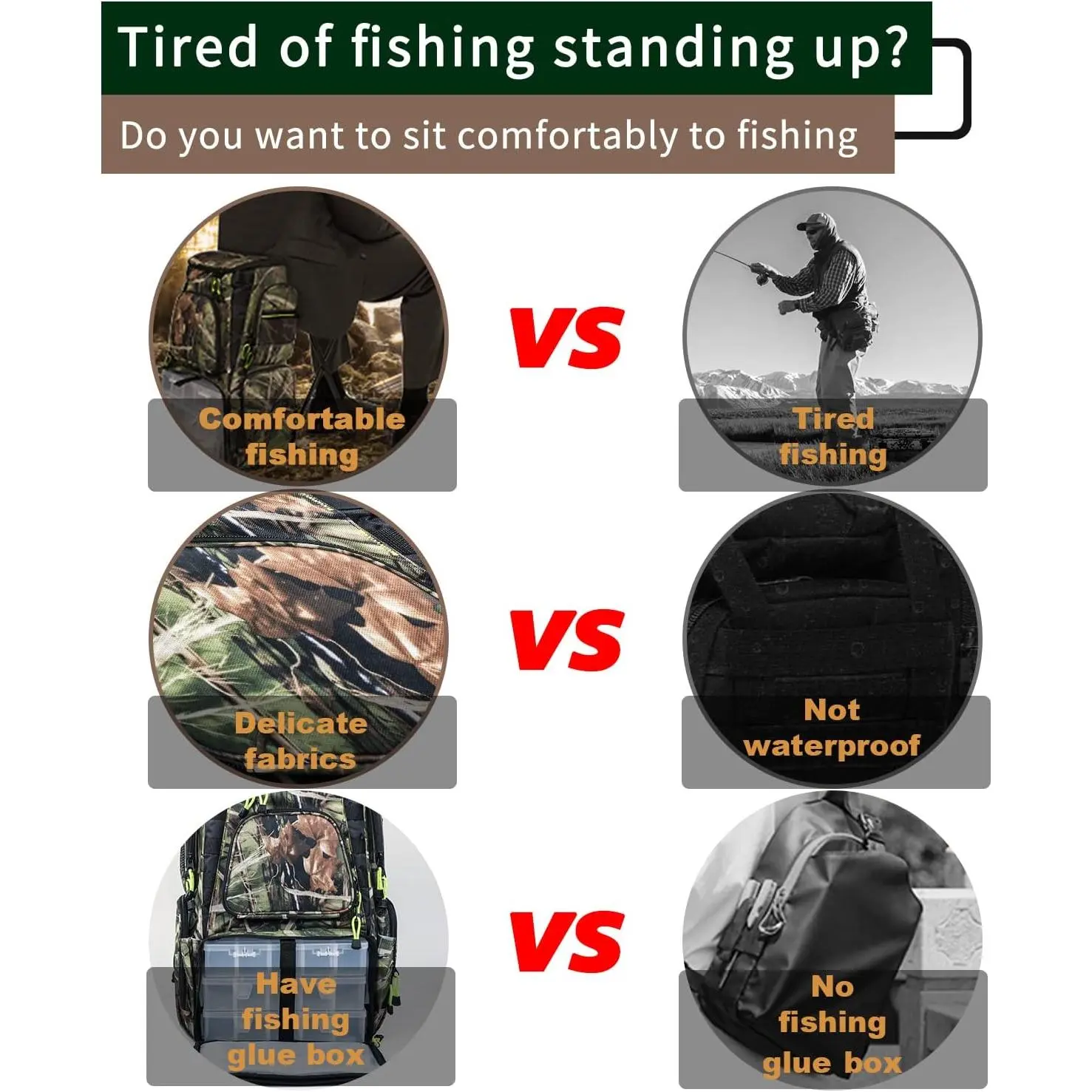 Fishing Backpack Tackle Box Bag with Rod Holder Boxes Foldable Fishing Chair, for Outdoor, by Men - TikTok Shop Fishing Backpack Tackle Box Bag with Rod Holder Boxes Foldable Fishing Chair, for Outdoor, by Men - TikTok Shop