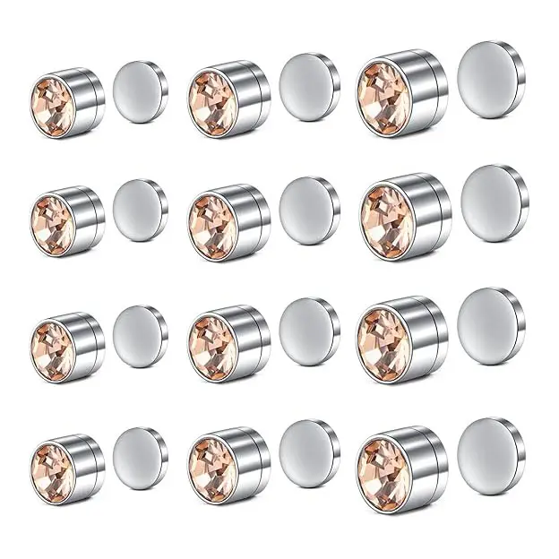 Fake Nose Studs Faux Piercing Nose Earrings for Non Pierced Nose Magnetic Nose Jewelry for Women Men