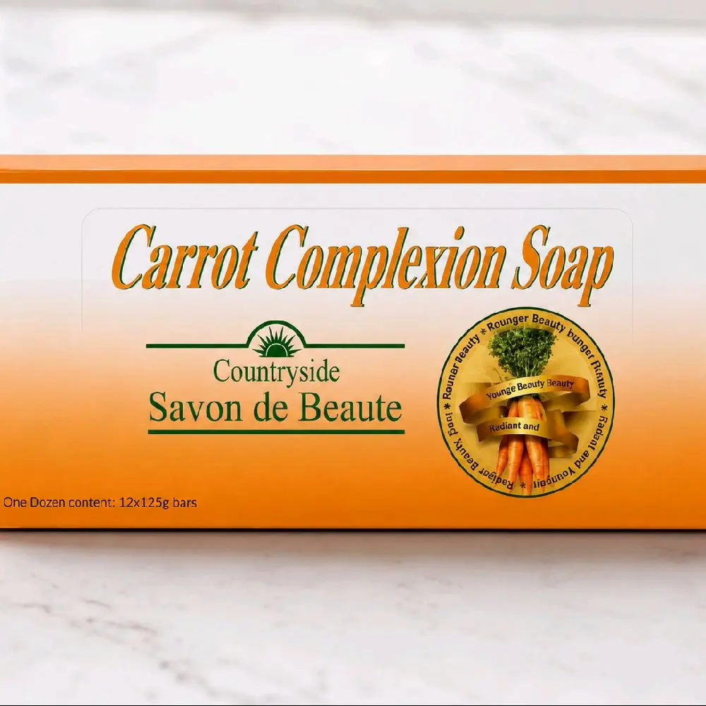 Carrot Complexion Soap- Pack of 12