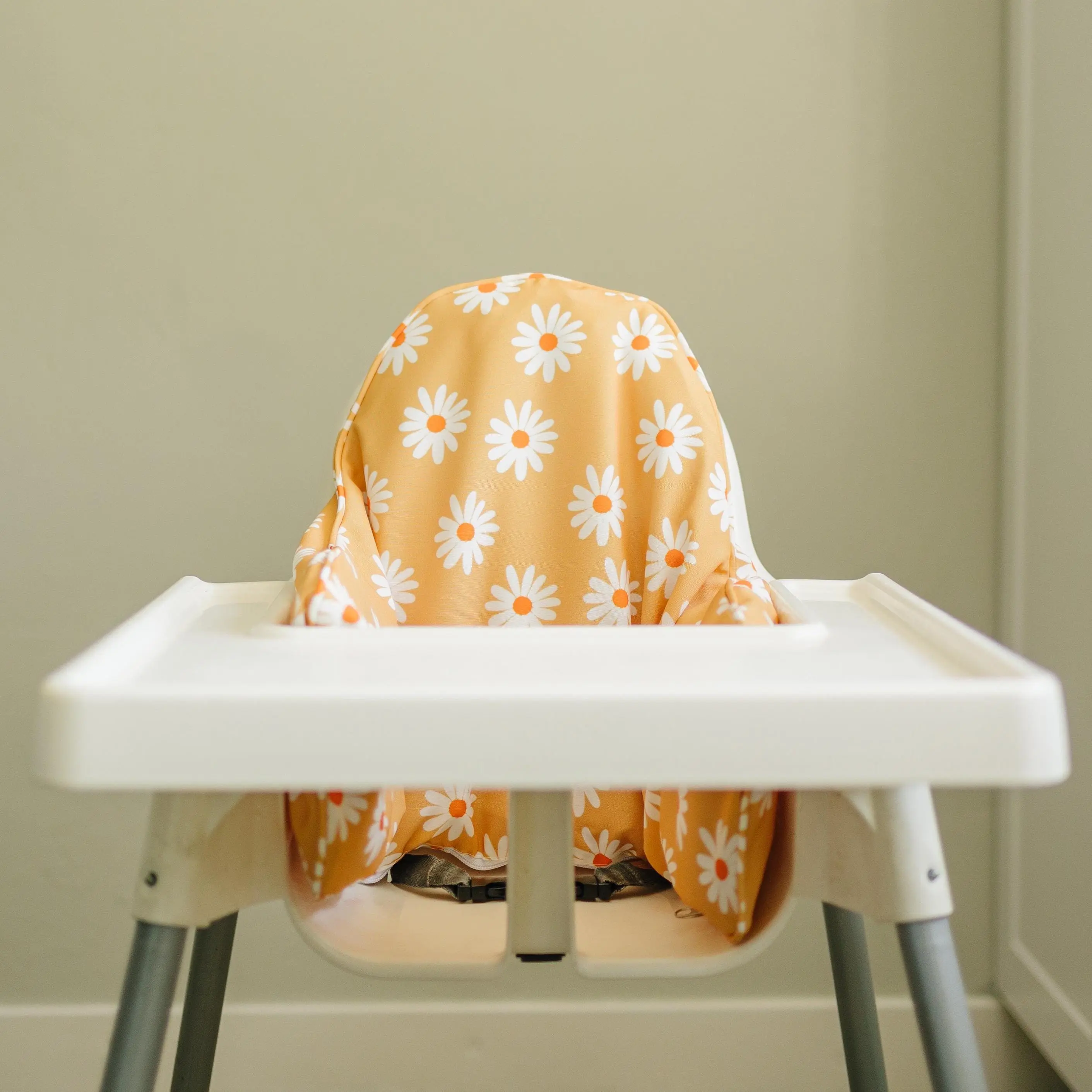 Daisy Floral Cushion Cover for IKEA Antilop Highchair: Wipeable, Highchair Accessories