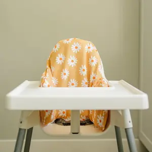 Daisy Floral Cushion Cover for IKEA Antilop Highchair: Wipeable, Highchair Accessories