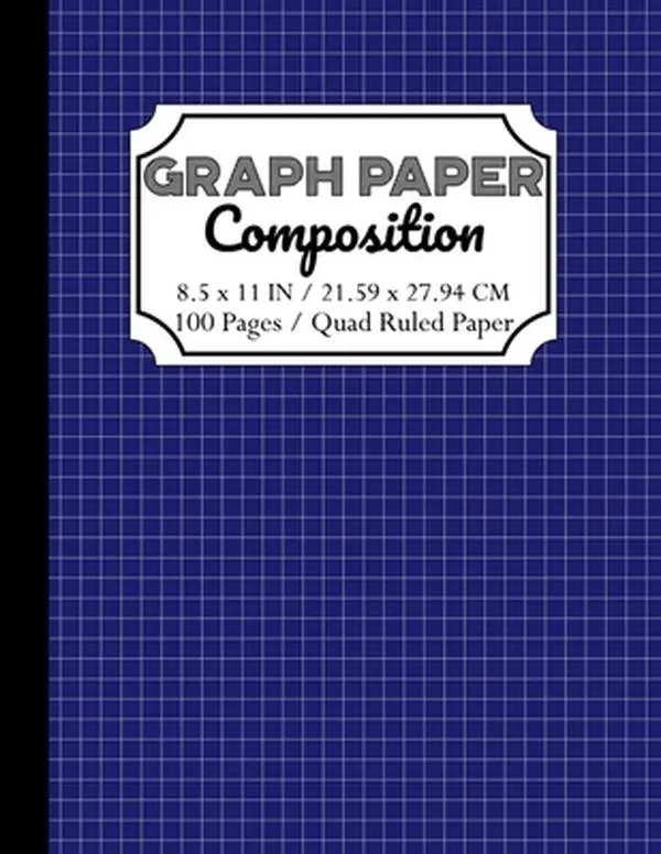 Graph Paper Composition Notebook: Quad Ruled 5 squares per inch: Math and Science Composition Notebook for Students 8,5x11 inch (216 x 279 mm) -- Zidni Ilma, Paperback