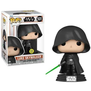 Funko POP! Star Wars The Mandalorian Luke Skywalker #501 [Glows in the Dark] Exclusive