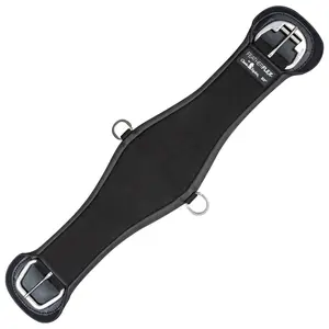 Classic Equine Feather Flex Roper Cinch - Ultimate Comfort & Durability Black / 26