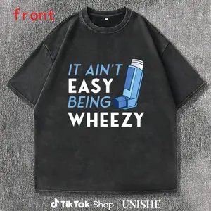 It Ain't Easy Being Wheezy – Casual Cotton Shirt for Asthma Sufferers