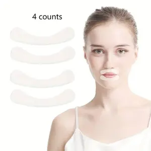 Reusable Silicone Lip Patches, 4 Counts/set Lighting & Firming Lip Patches, Lip Care Patches, Skin Care Tools for Women & Men