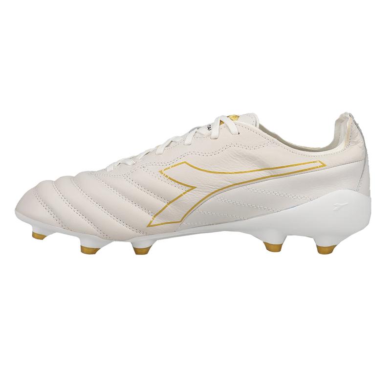 diadora Mens Brasil Elite Tech Italy Lpx Firm Ground Soccer Cleats Firm Ground - White