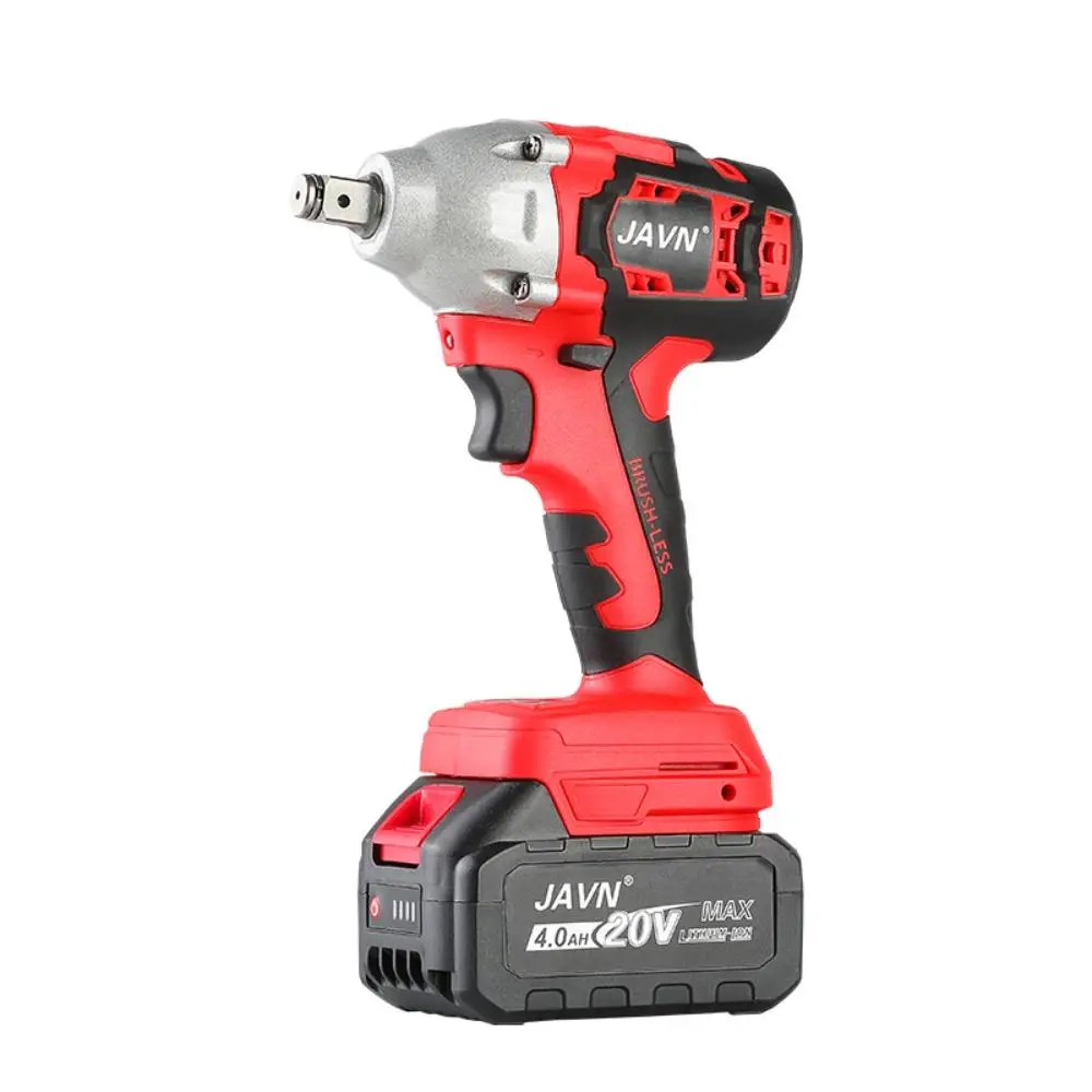 Power Tools Impact Torque Wrench for Summer Gift, 1 Count 20v Brushless Electric Impact Wrench Tool, Heavy Duty Work Equipment, Automotive Mechanic To