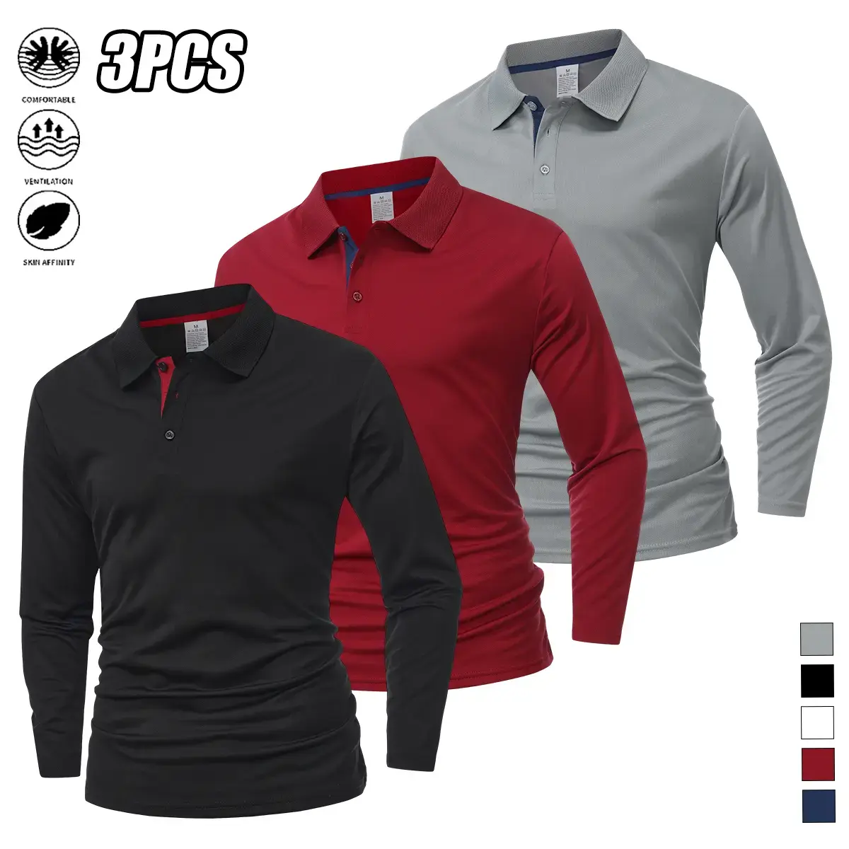 Black + Red + Gray