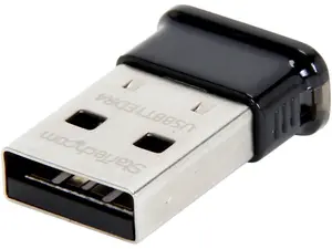 StarTech.com Mini USB Bluetooth 4.0 Adapter, 50m (165ft) Class 1 EDR Wireless Dongle