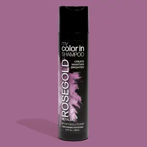 my color in Color Depositing Shampoo (Metallic Rosegold) - Sulfate & Paraben Free Hair Dye | Made in USA (8.5 Fl Oz) (8 Colors)