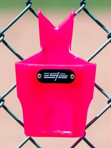 The Fence Buddy Hot Pink Dugout Drink Holder - Fits Most Bottles, Securely Holds Dugout Organizer, Dugout Organizer for Fence Use Drinkware Holder