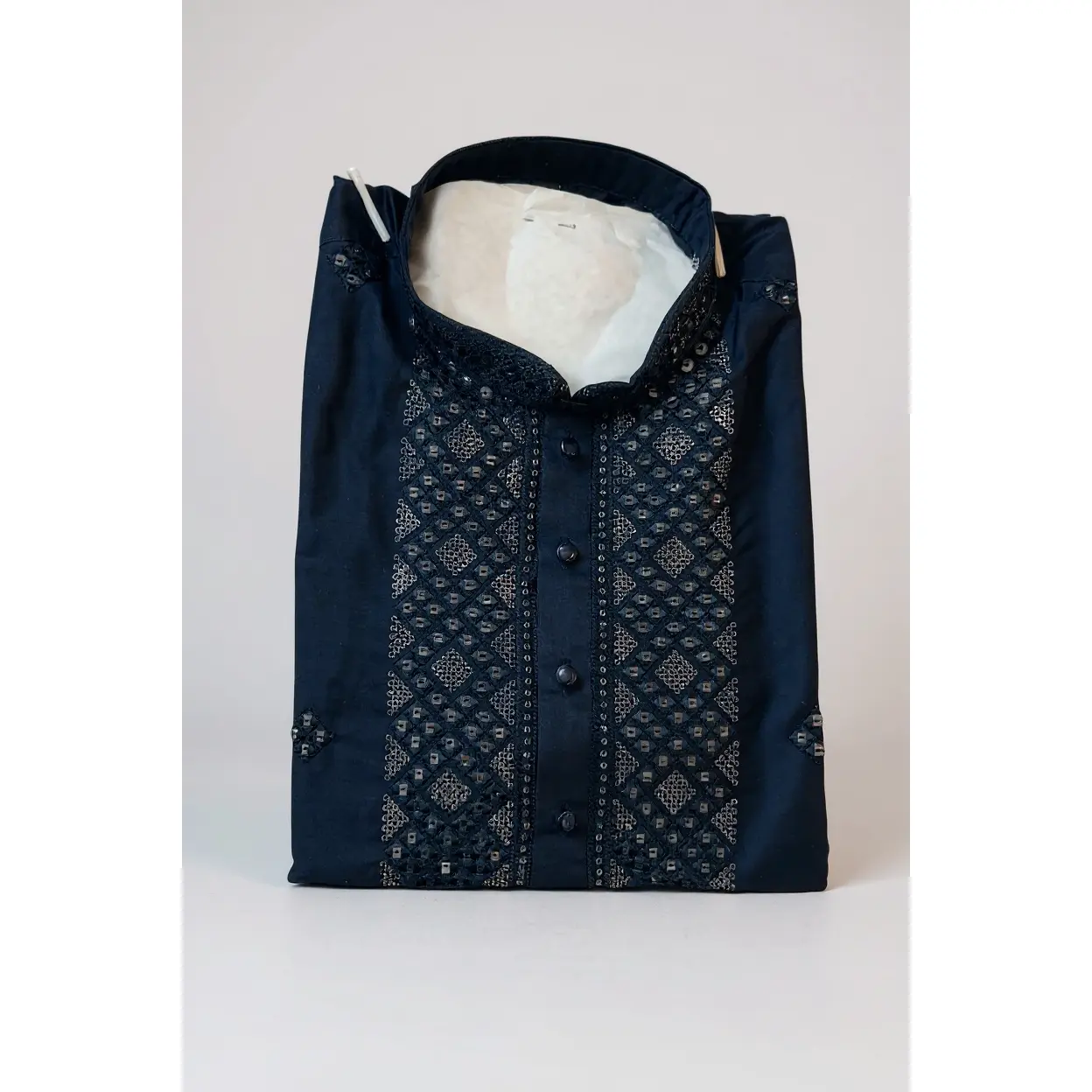 Dark blue : Kurta pajama set