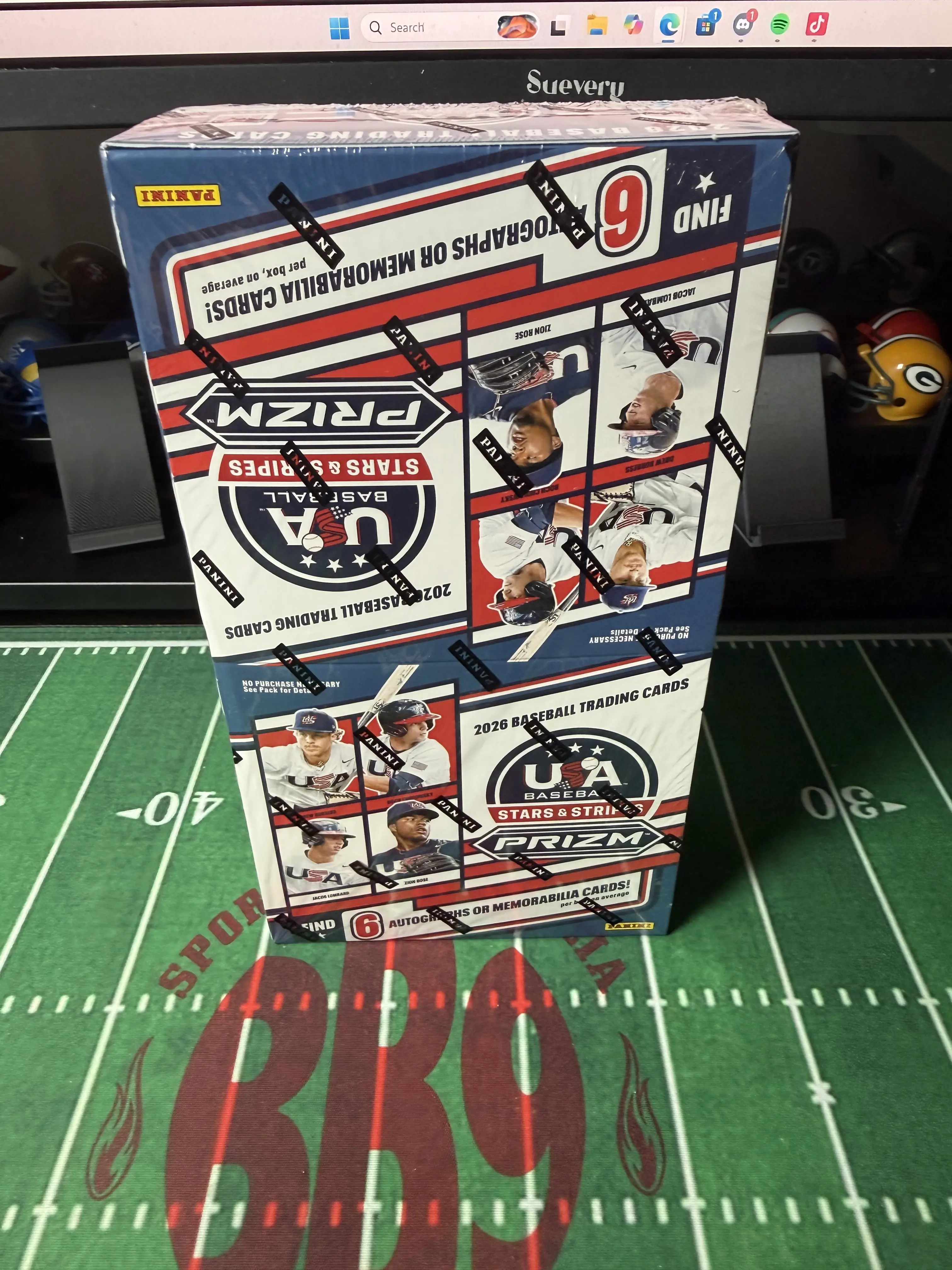 PER PACK- 1 Pack per Order- Prizm Baseball Stars and Stripes- 2026- Panini America- Trading Card Packs