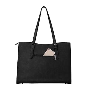 MOSISO Laptop Tote Bag for Women 15–15.6 Inch – Waterproof PU Leather Work Briefcase with Small Pouch, Large Capacity Multi-Compartment Shoulder Handbag, Protective Business Office Bag for Travel, School & Teacher Use MOSISO Laptop Tote Bag for Women 15–15.6 Inch – Waterproof PU Leather Work Briefcase with Small Pouch, Large Capacity Multi-Compartment Shoulder Handbag, Protective Business Office Bag for Travel, School & Teacher Use