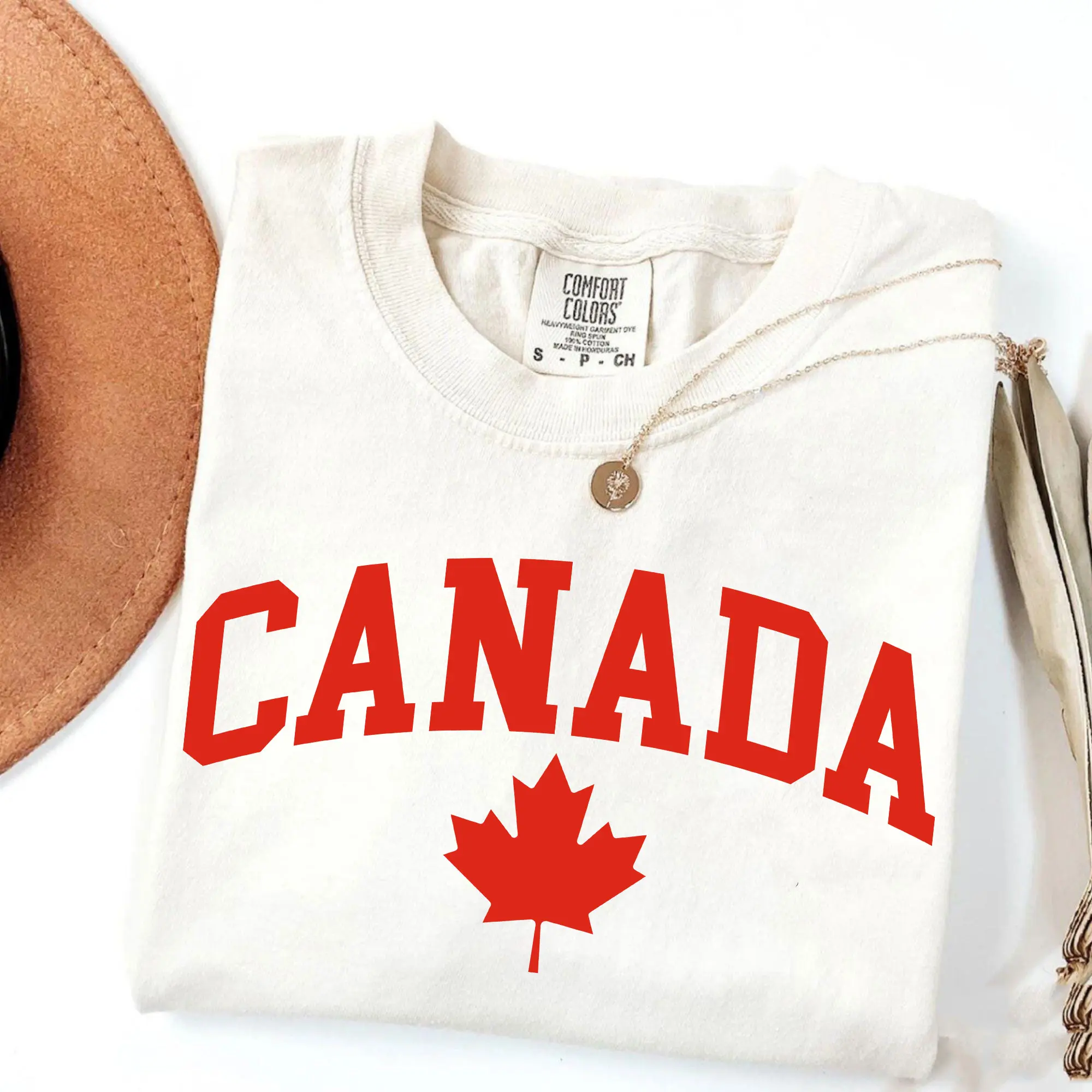 Comfort Colors Canada Shirt, Canada Flag Sweat, Canadian Shirt, Canadian Girl