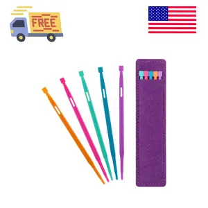 5pcs That Purple Thang Sewing Tools with Bag, Multifunctional Sewing Accessories