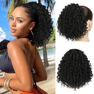 The Viral Curly Ponytail Hack! 10-Second Drawstring Hairpiece