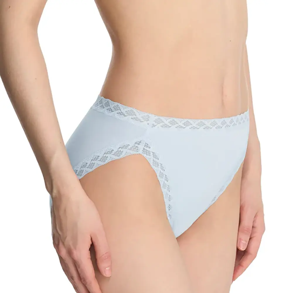 Natori Bliss Cotton French Cut Panty - Blue Mist