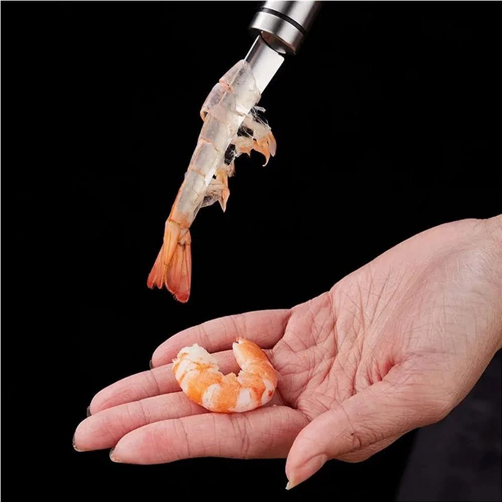 5 in 1 Multifunctional Shrimp Cleaner Knife, Portable Double-Headed Stainless Steel Shrimp Peeler, Professional Efficient Shrimp Deveiner Tool, Fish Scaler Seafood Sheller Cleaner, Easy Intestine Cleaning Tool, Seafood Tool for Kitchen, Utensils & Gadgets 5 in 1 Multifunctional Shrimp Cleaner Knife, Portable Double-Headed Stainless Steel Shrimp Peeler, Professional Efficient Shrimp Deveiner Tool, Fish Scaler Seafood Sheller Cleaner, Easy Intestine Cleaning Tool, Seafood Tool for Kitchen, Utensils & Gadgets