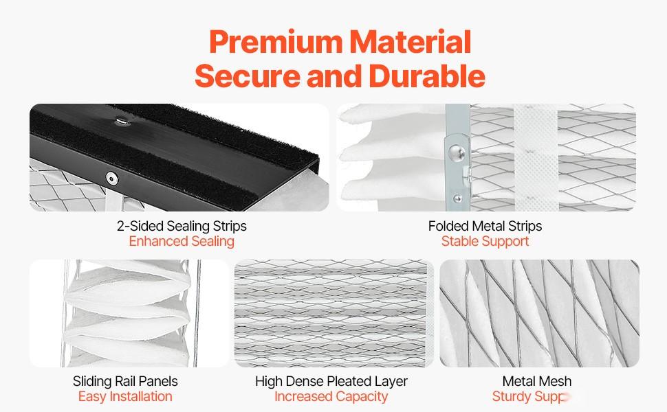 Air Filter MERV 13 Electrostatic Pleated HVAC Furnace Filter 20 x 25 x 4, 4-Pack, High Efficiency Replacement for Residential Central Heating and Cooling Systems, Improves Indoor Air Quality and Dust Filtration