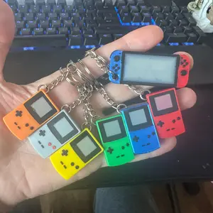 Handheld Gaming Keychain - Retro Compact Design, Suitable for Gaming Accessories, Ideal for Kids and Adults